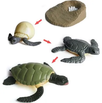 Figurka Figurky životní cyklus želvy 4 ks