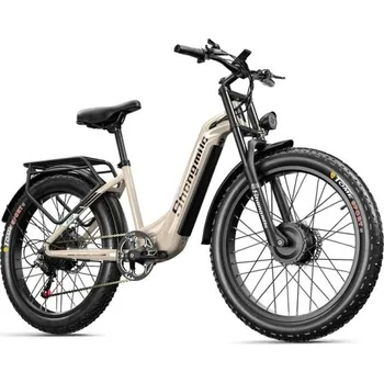 Cyklosvítilna Elektrokolo pro dospělé s 3,5" displejem 2000W Dva motory 48V 17,5Ah 840Wh 2 sedadla 7 rychlostí Hydraulické brzdy Světlo 50 km/h Stoupání 40°