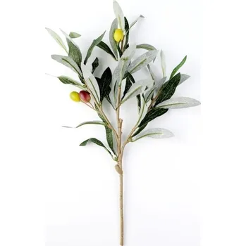 umělá květina Umělý stonek olivovníku 2