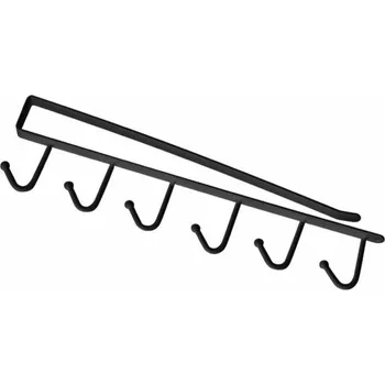 Závěsná lišta na kuchyňské náčiní černá