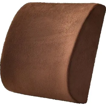 Zdravotnický materiál Plyšová ortopedická opěrka z paměťové pěny P4085 hnědá