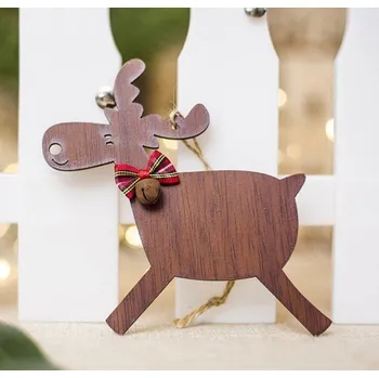 Vánoční dekorace Vánoční ozdoba dřevěná 1