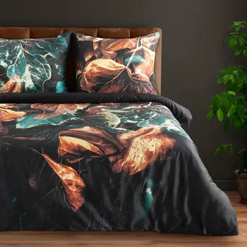 Povlečení MAKOSATENOVÉ POVLEČENÍ EVA MINGE EVA16 160X200 CM, 2 KS 70X80 CM VZOROVANÉ