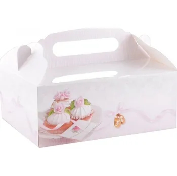 Svatební dekorace Paper Design Dortová krabice 20x15x8cm svatební mufinky