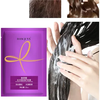 Vlasová regenerace Fialová maska na vlasy 10 ml Neutralizace žlutých tónů Výživa a lesk s glycerinem aminokyselinami a vitamínem B5 Péče o blond vlasy