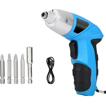 Šroubovák Akumulátorový elektrický šroubovák se sadou 5 bitů Bezdrátový šroubovák&nbsp;3,6 V&nbsp;Mini vrtačka&nbsp;Hobby příslušenství