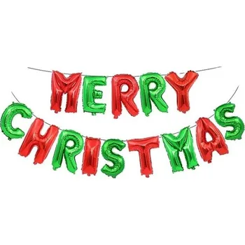 Vánoční dekorace Sada vánočních balónků červená