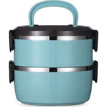 Termobox Obědový box patrový C148 modrá S