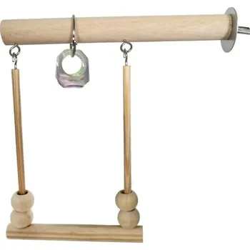 Hračka pro ptáka Dřevěná houpačka pro ptáky