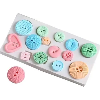 Forma na odlévání Silikonová forma knoflíky A69