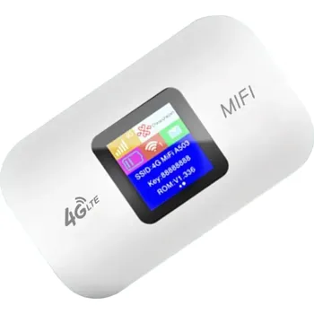 Bezdrátový WiFi router LTE 150 Mb/s se SIM kartou Bezdrátový zesilovač signálu Přenosný router Výkonný zesilovač signálu WiFi extender 3000 mAh 9,7 x 5,8 cm