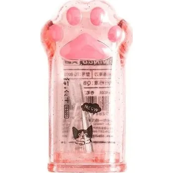 Ořezávátko Průhledné řezávátko na tužky pro děti Manuální ořezávátko ve tvaru kočičí tlapky Dětské ořezávátko na tužky s kočkou