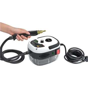 Parní čistič 900 ml 220 V Ruční parní čistič na auto, do kuchyně, do koupelny 19 x 15 x 13 cm bílá