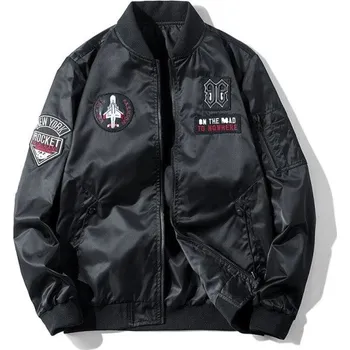 Pánská bunda Pánská bomber bunda F1133 černá M 2