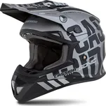 Leramotors PŘILBA CROSS CUP SONIC, CASSIDA (ŠEDÁ MATNÁ/ČERNÁ) 2023 M
