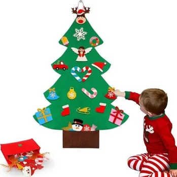 Vánoční dekorace Vánoční strom k zavěšení pro děti DIY