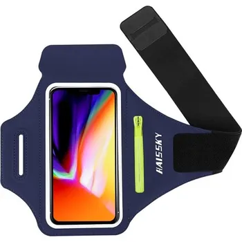 Potítko Sportovní pouzdro na mobil na ruku T1012 tmavě modrá