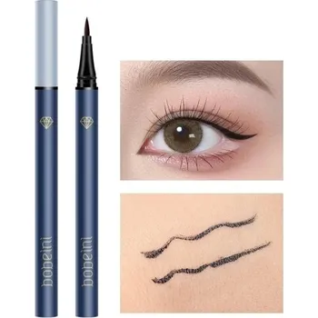 Oční linky Ultra tenké matné oční linky Vodotěsný tekutý fix na oči černá