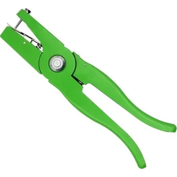 tréninková pomůcka pro psa Nastřelovací pistole na ušní značky Aplikátor ušních značek zelená