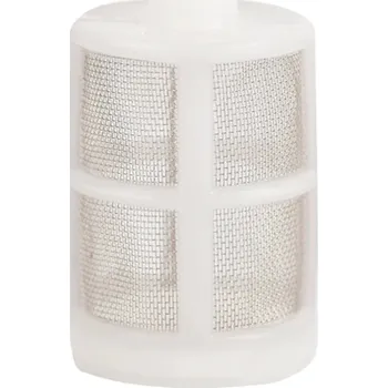 Zavlažovač Zahradní vodovodní konektor 10 mm 120 mesh Bílý síťový filtr na zavlažování Filtrační síto proti vnikání nečistot do čerpadla Vodní filtr Zavlažovací filtr 3 x 5,5 cm