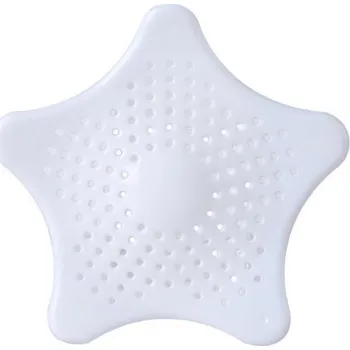 podložka do dřezu Kreativní filtr do dřezu ve tvaru hvězdy J3503 bílá