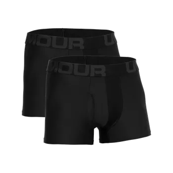 Pánské spodní prádlo Boxerky UA Tech 3in 2 Pack Black - Under Armour Velikost: M, Barva: černá