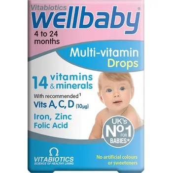 Fitness strava Vitabiotics Wellbaby Multi-vitamin Drops 30 ml