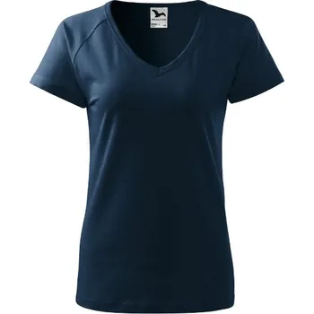 pracovní tričko strečový materiál udržující stálost tvaru přiléhavý střih s bočními švy výstřih ve tvaru V průkrčník lemován vrchovým materiálem krátké raglánové rukávy - 19-1280212