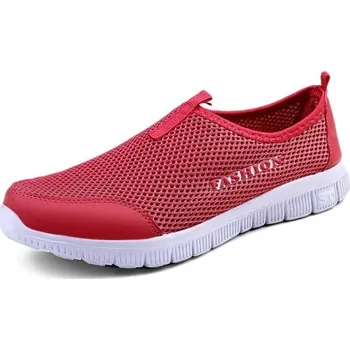 Pánské tenisky Letní nazouvací boty červená 38