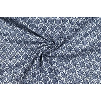 Bavlněné plátno modrotisk - vzor folklór