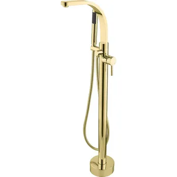 Vodovodní baterie Besco Volně stojící vanová baterie Decco I VB G Zlatá lesk