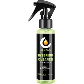 Čisticí pěna do auta 100 ml Nástroj na čištění interiéru auta Sedadla Palubní deska Plast Textil Dekontaminační čistič