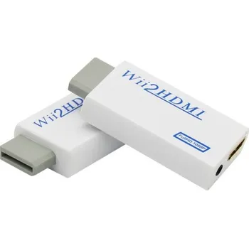 Video redukce Wii2HDMI audio a video adaptér pro konzole Wii - Bílý