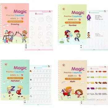 Sada naučných sešitů pro děti v angličtině 4 ks