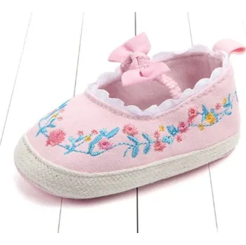 Dívčí bačkory Dívčí plátěné capáčky růžová 12-18 měsíců