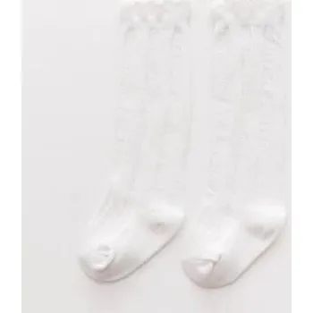Dívčí barevné podkolenky bílá 4-6 let