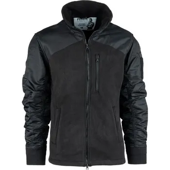 Pánský bomber Fostex® Bunda MA-1 Fleece Bomber černý Velikost: M