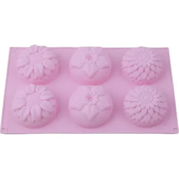 Silikonová forma květiny růžová