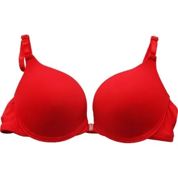 Podprsenka Stylová podprsenka s předním zapínáním červená 75B