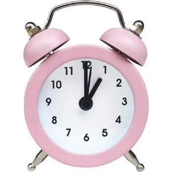 Hodiny Stolní budík G1842 světle růžová