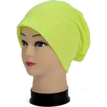 Čepice Stylová dámská čepice J3536 žlutá