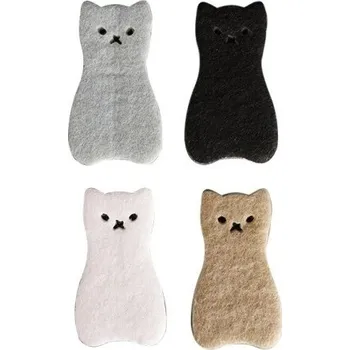 Houba na mytí nádobí kočka 4 ks