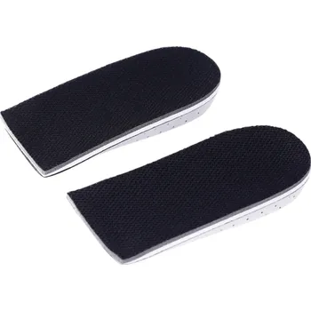 Vložka do bot Vložky do bot z paměťové pěny Černá barva Výška 2 cm Měkké ortopedické vložky pro tlumení nárazů Pohodlí pro každodenní chůzi a sport