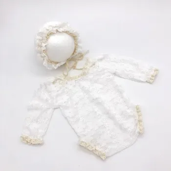 Kojenecké oblečení Novorozenecký set čepice a body bílá