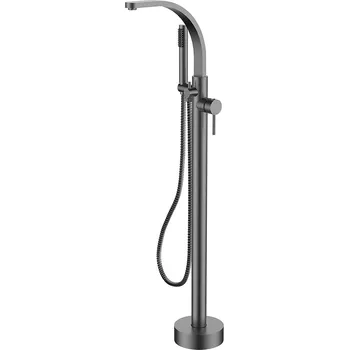 Vodovodní baterie Besco Volně stojící vanová baterie Decco II VB GR Grafit kartáčovaná