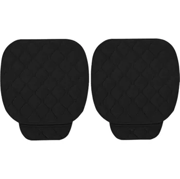 Potah sedadla Teplý potah na autosedačku Polštář na autosedačku Potah na sedadlo do auta 2 ks černá