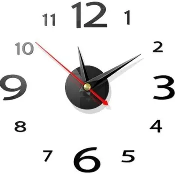 Hodiny Nástěnné samolepící hodiny G1661