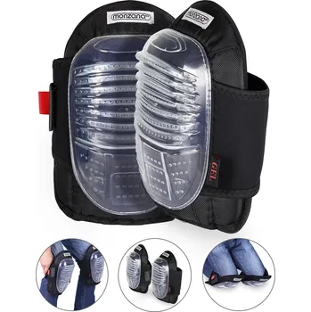 cyklosedačka monzana® Gelové chrániče kolen – černé, 1 pár