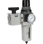 Filtr/Regulátor, blokovací kulový ventil, G3/4"vni, 5 µm, 8 bar, max. 71 l/s, plastová nádobka, automatické vypouštění Parker P33QN16GEANGW