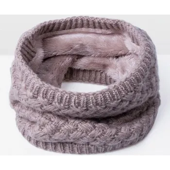 Šála Dětský vlněný nákrčník J3288 khaki